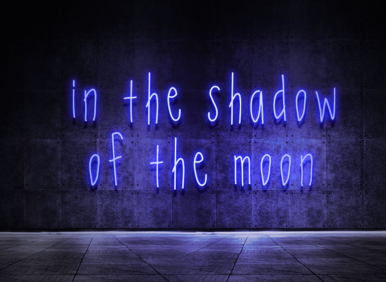 In the shadow of the moon