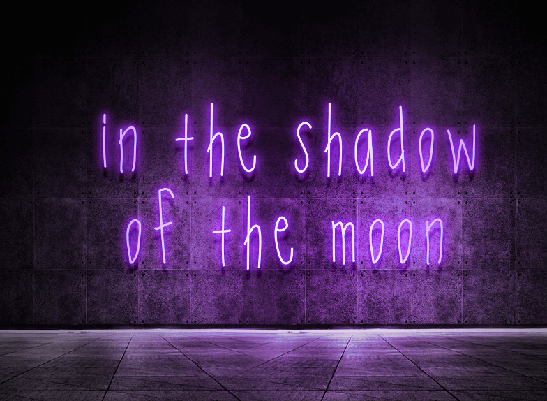 In the shadow of the moon