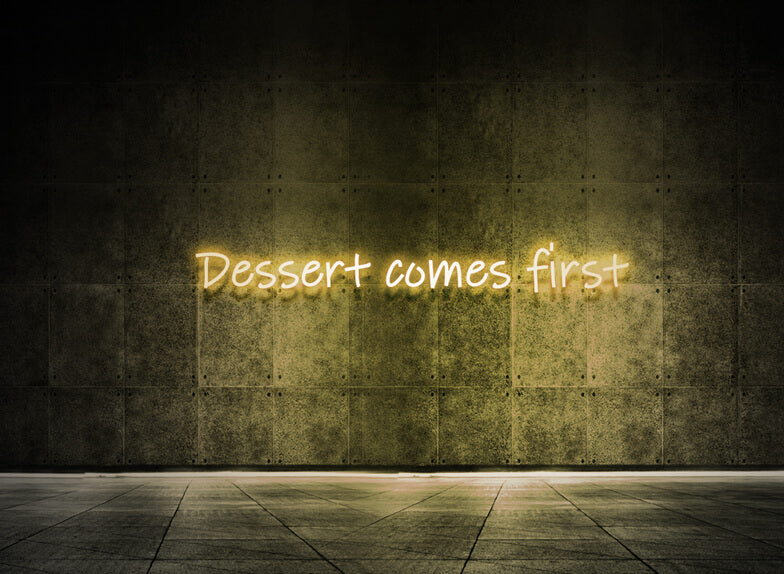 Dessert comes first