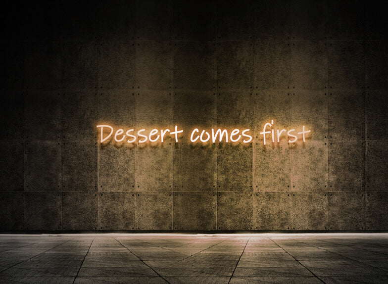 Dessert comes first