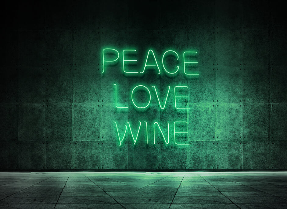 Peace Love Wine