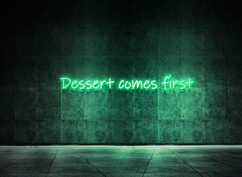 Dessert comes first