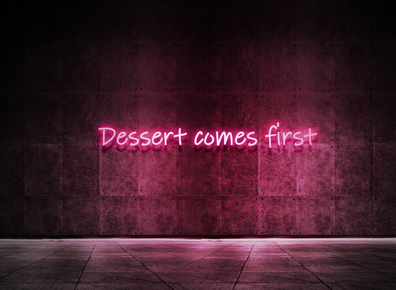 Dessert comes first