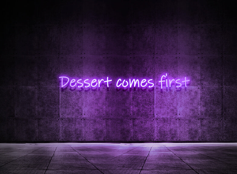 Dessert comes first