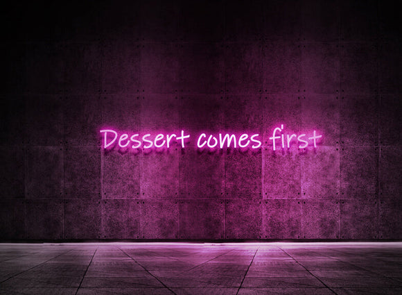 Dessert comes first