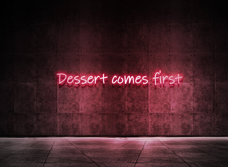 Dessert comes first