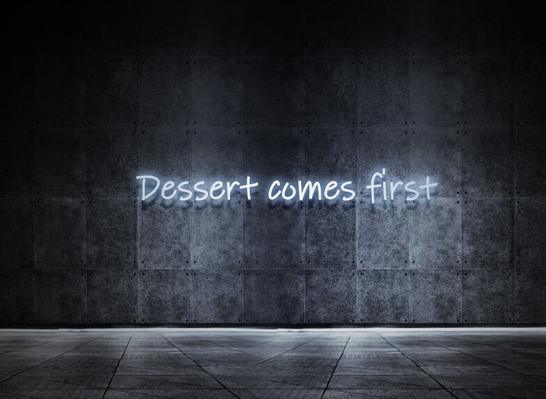 Dessert comes first