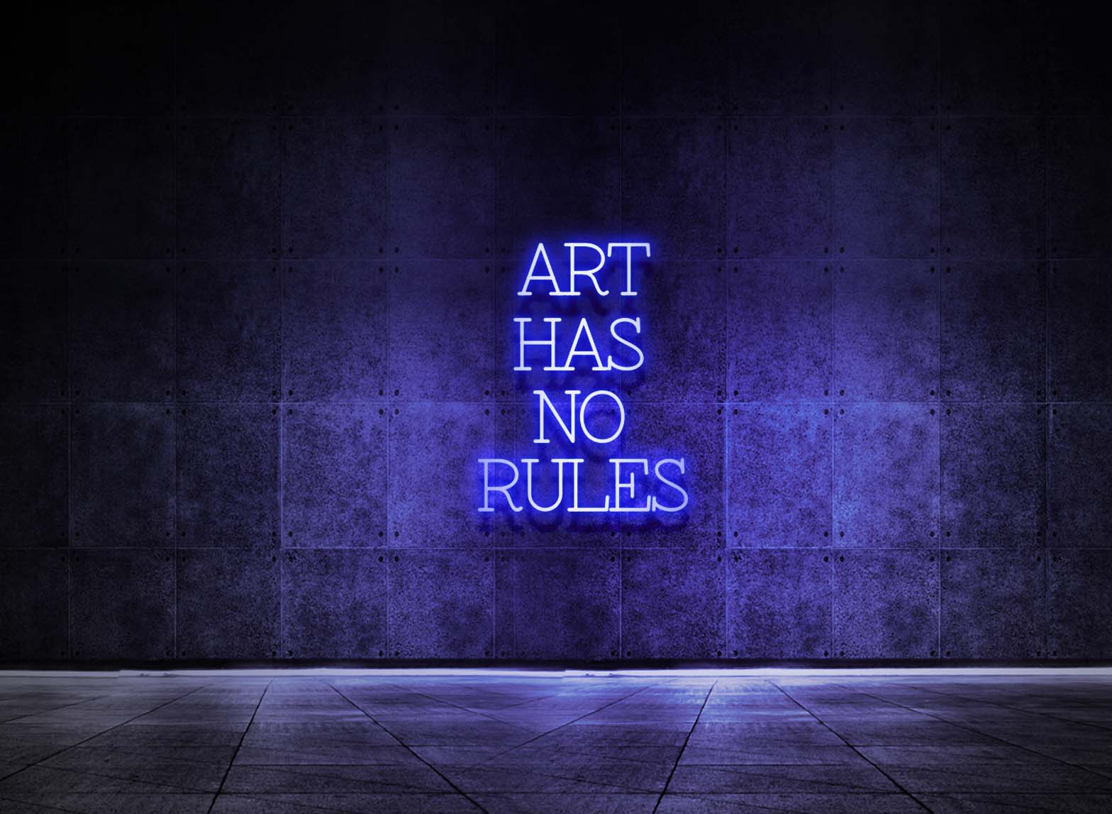 ART HAS NO RULES