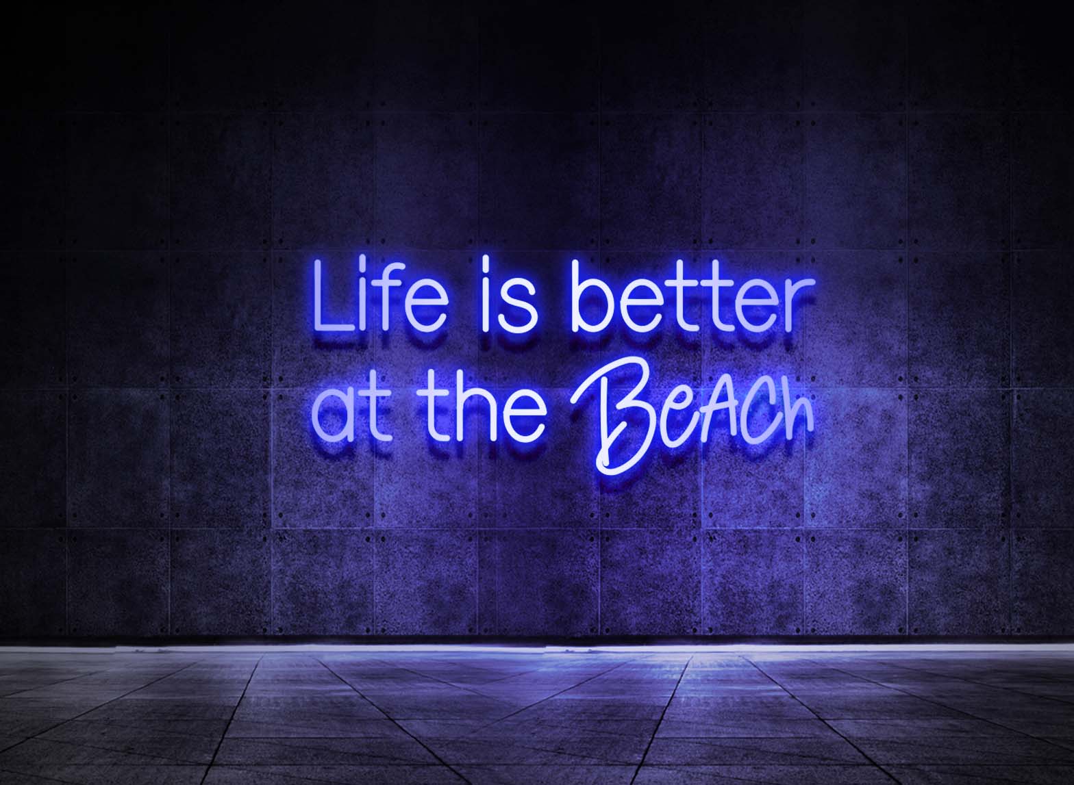 LIFE IS BETTER AT THE BEACH