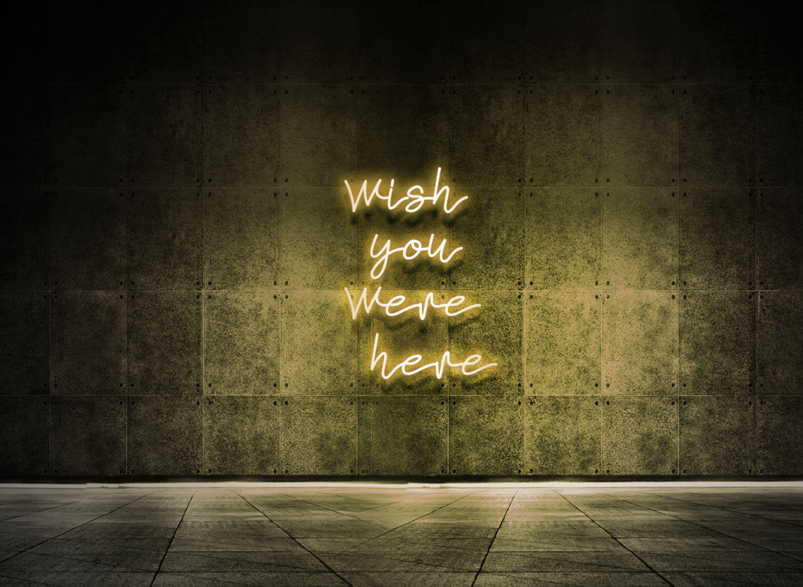WISH YOU WERE HERE