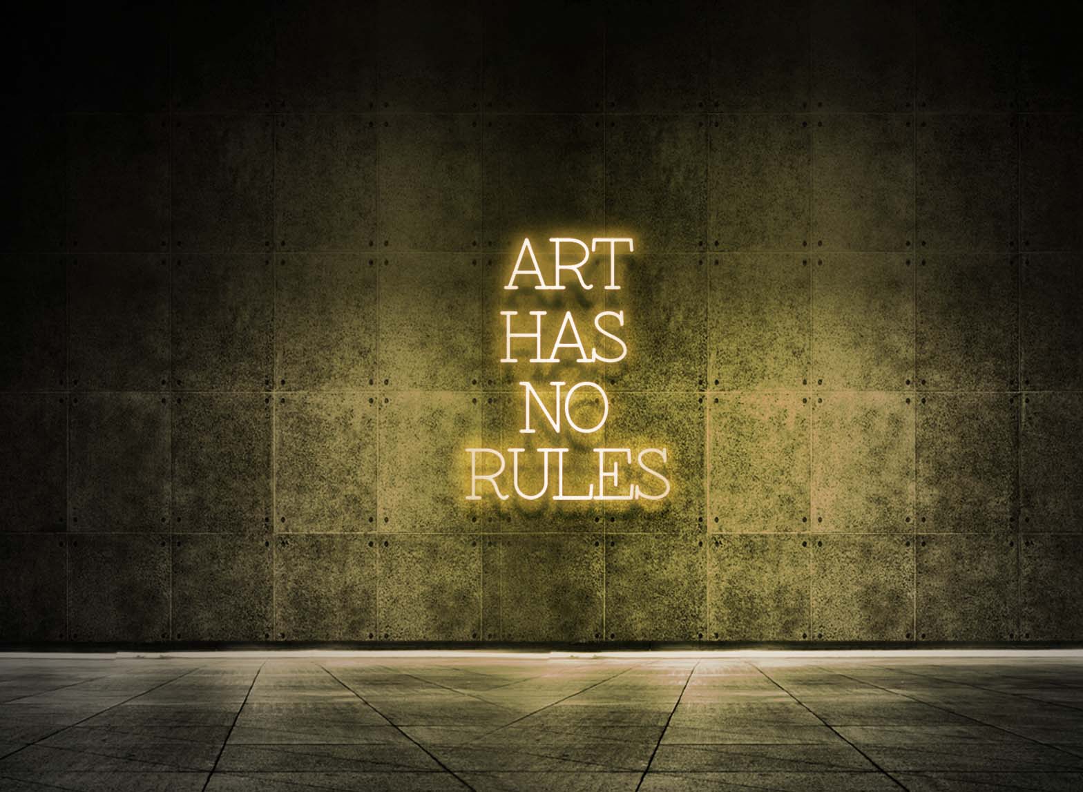 ART HAS NO RULES