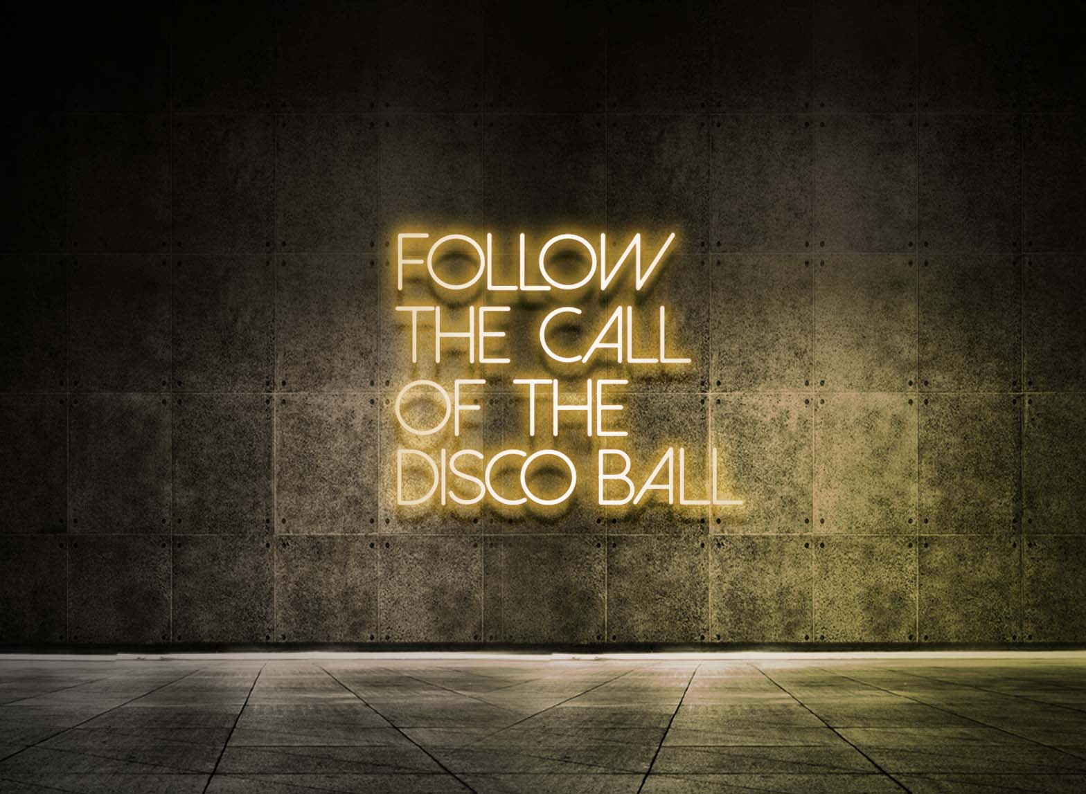 FOLLOW THE CALL OF THE DISCO BALL