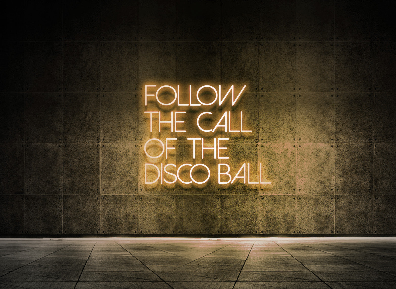 FOLLOW THE CALL OF THE DISCO BALL