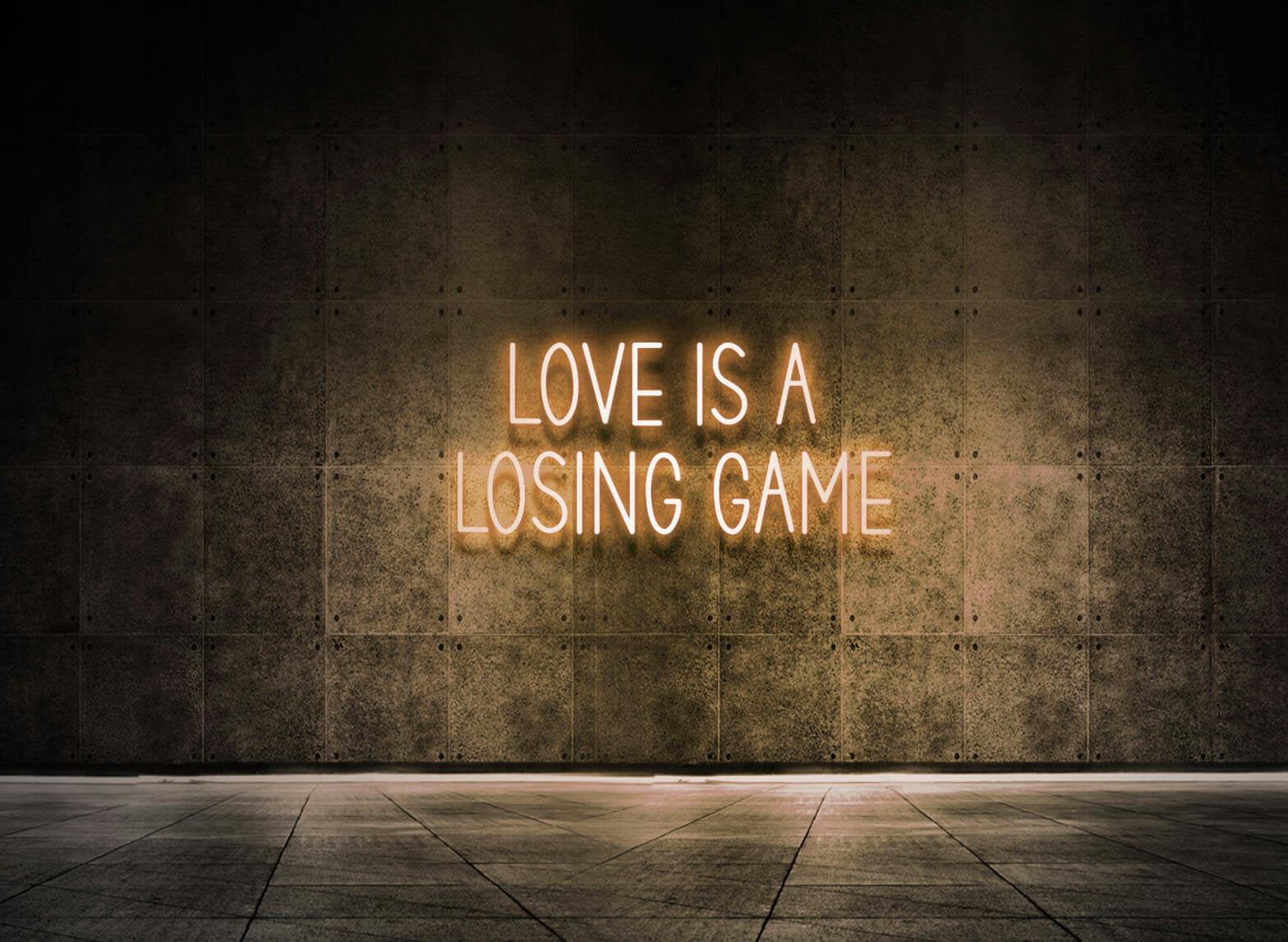 LOVE IS A LOSING GAME