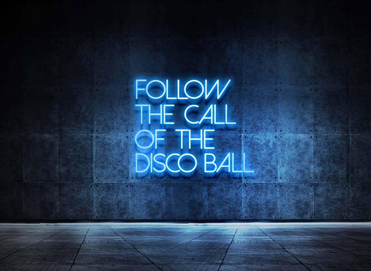FOLLOW THE CALL OF THE DISCO BALL