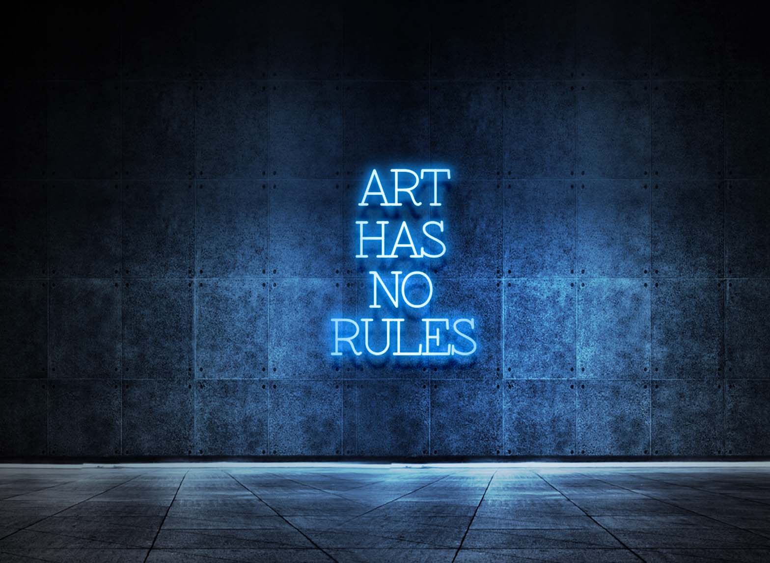 ART HAS NO RULES