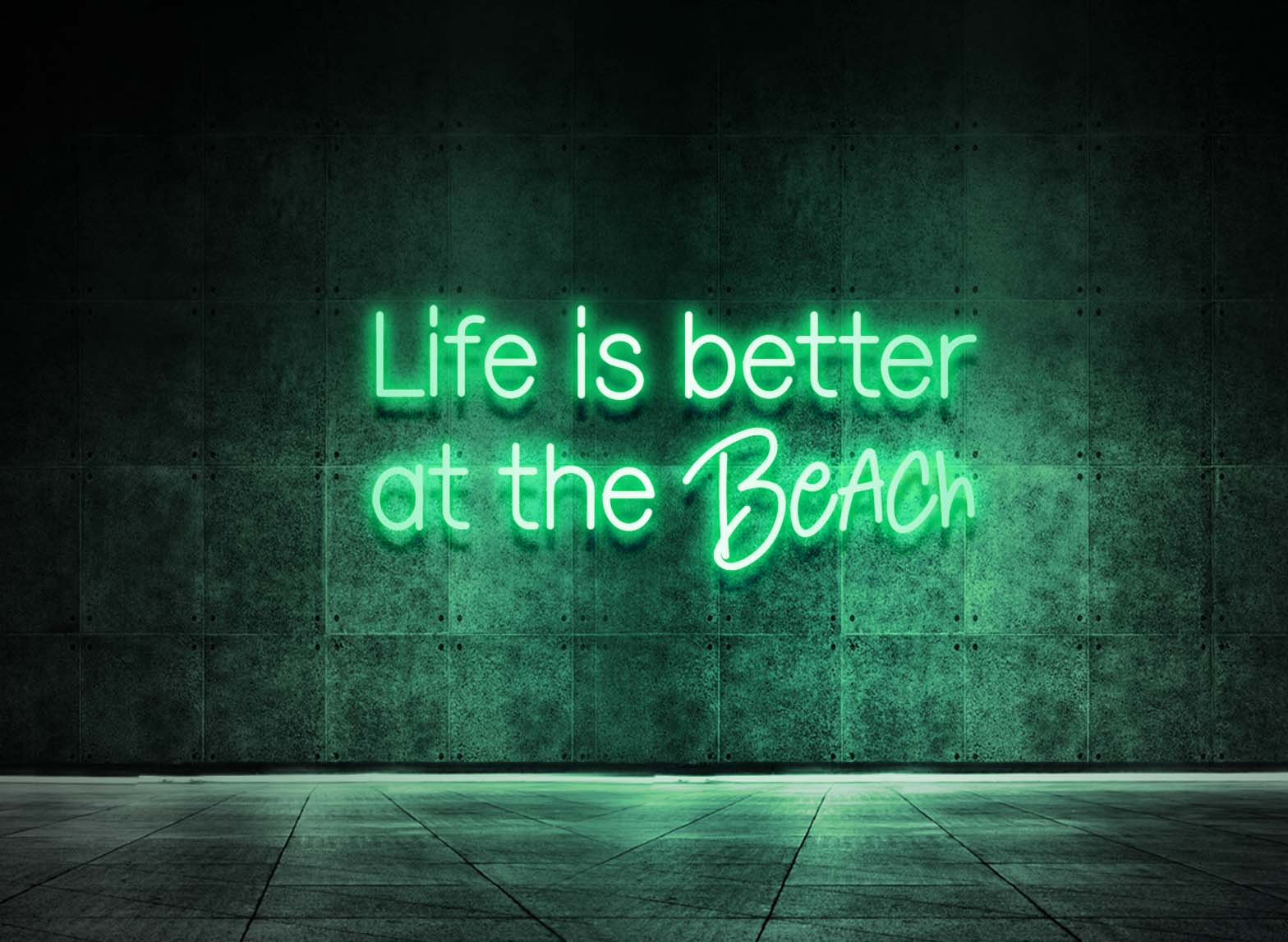 LIFE IS BETTER AT THE BEACH