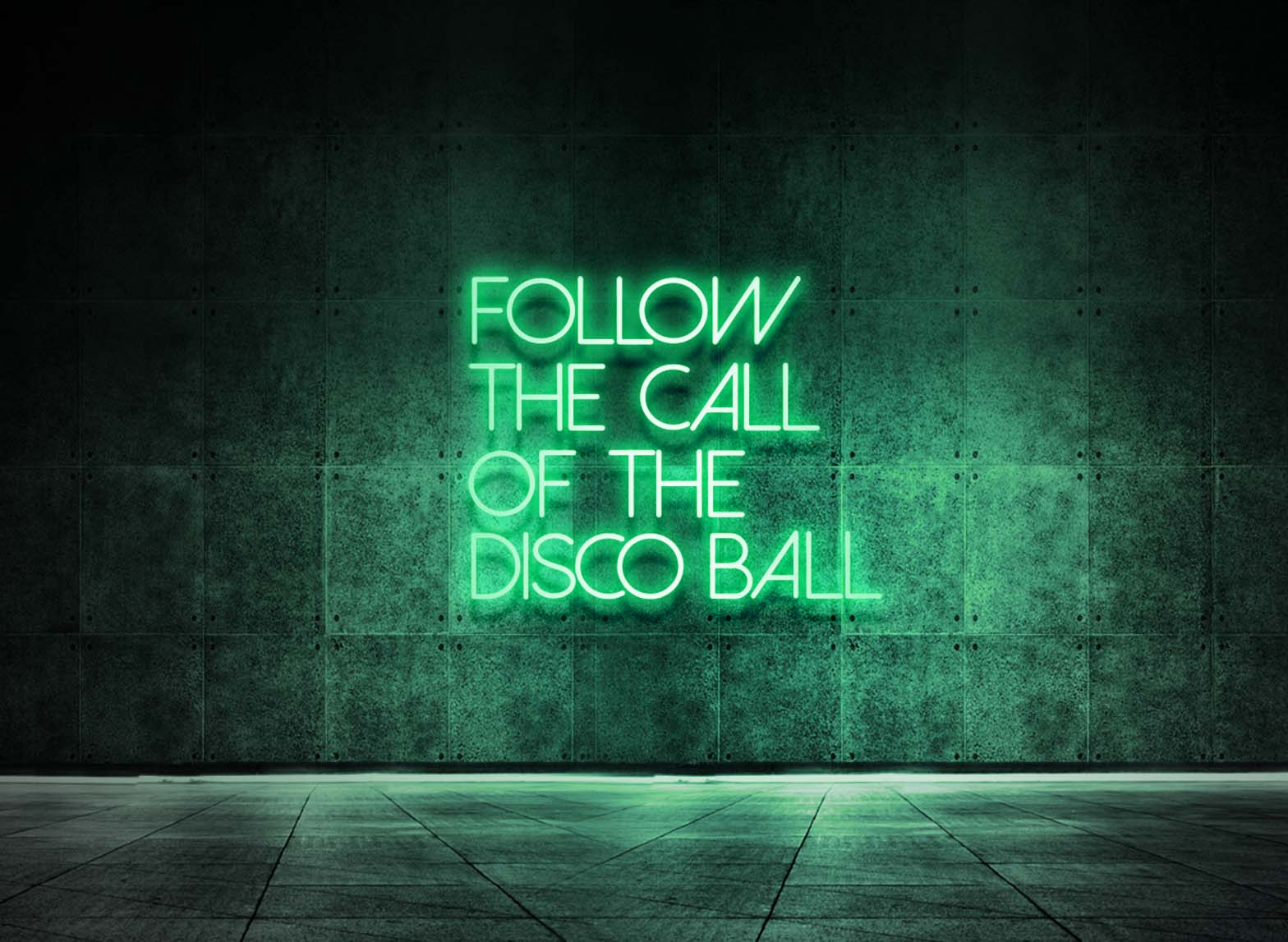 FOLLOW THE CALL OF THE DISCO BALL