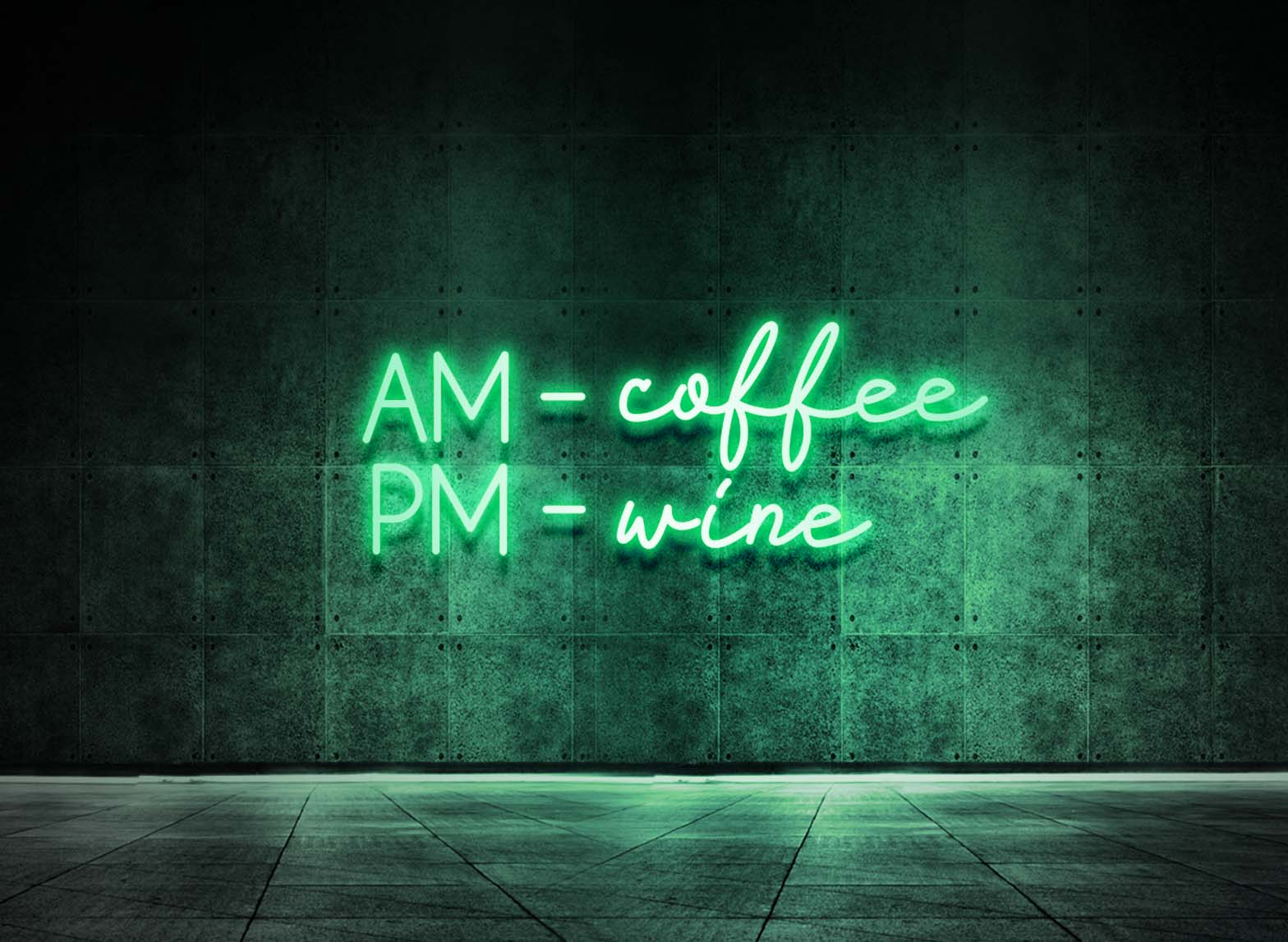 AM Coffee - PM Wine