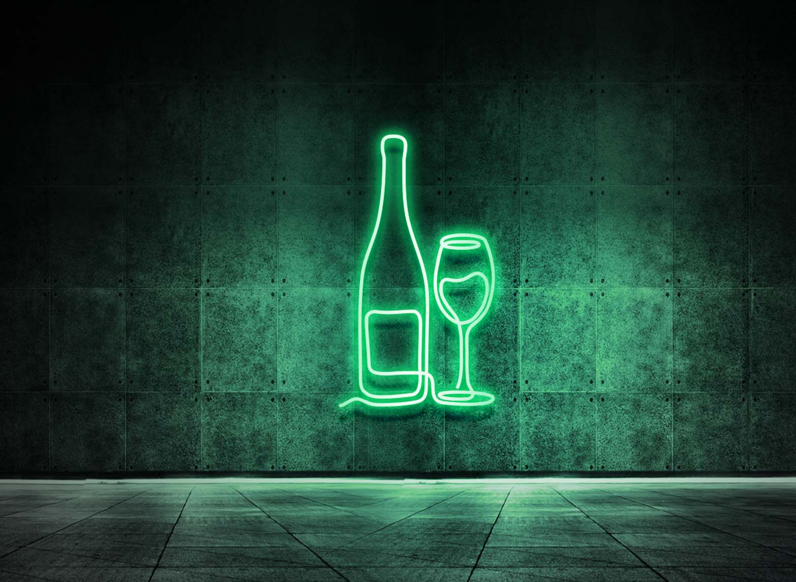 Flasche & Glas