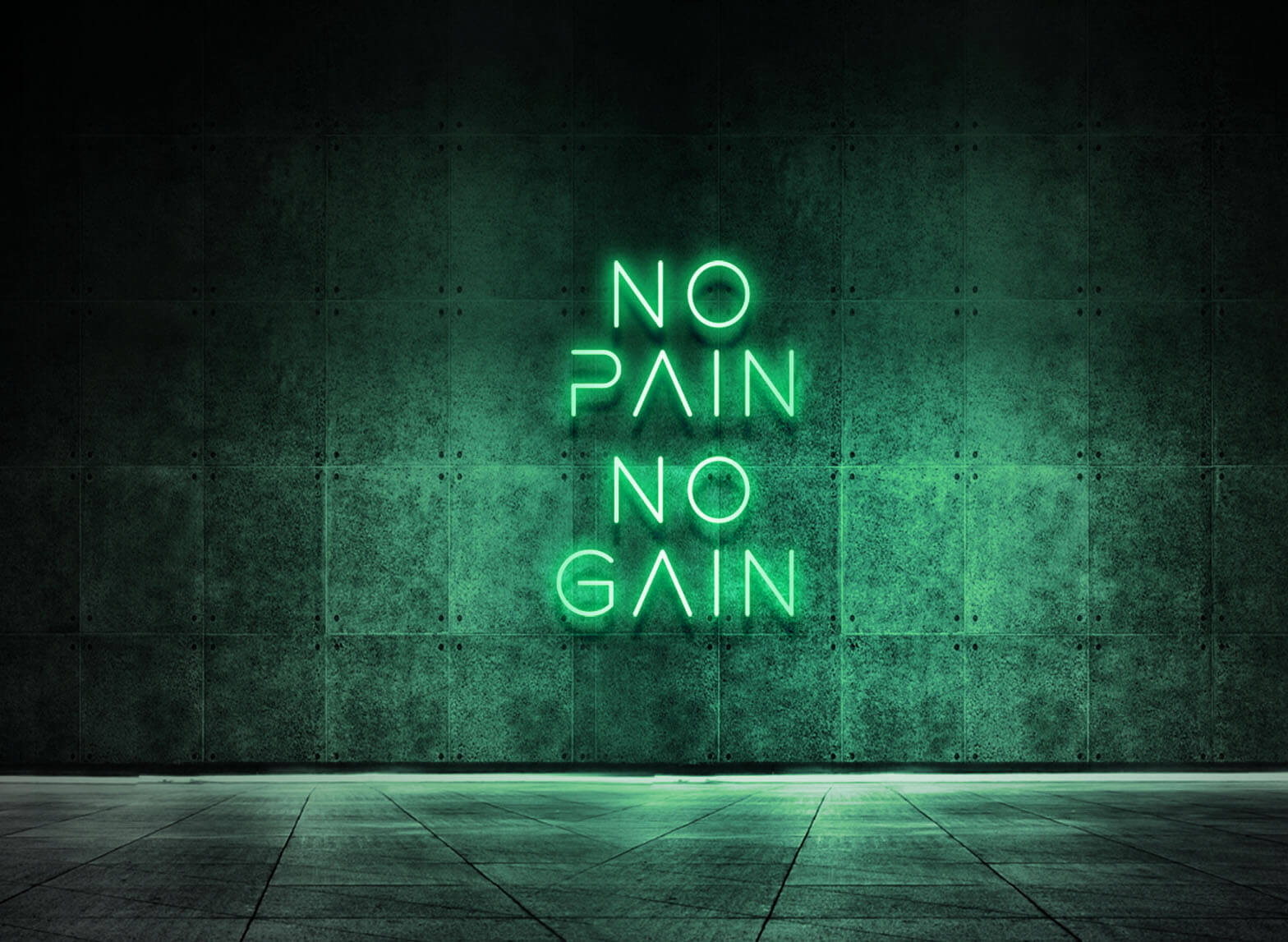 NO PAIN NO GAIN