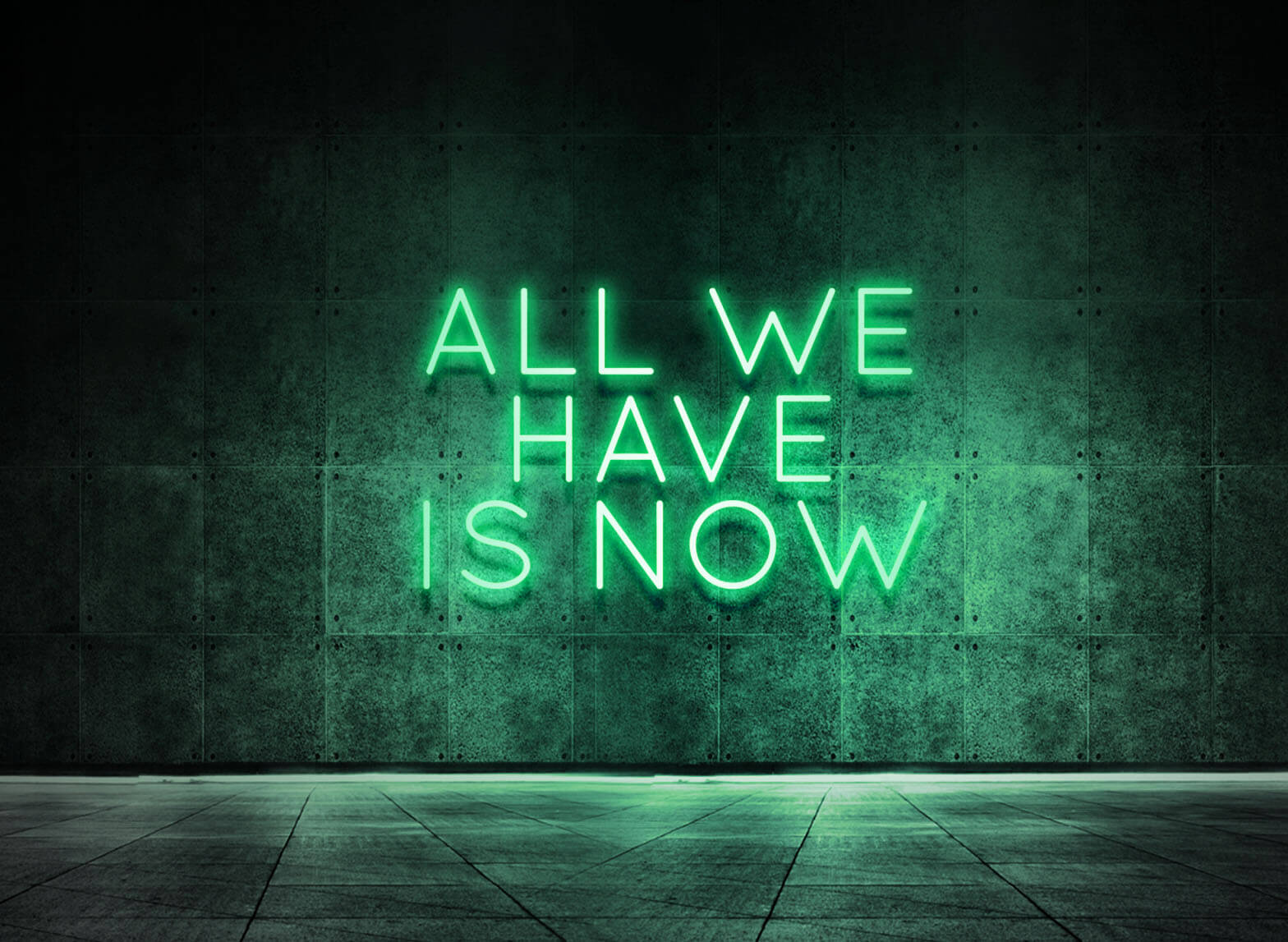 ALL WE HAVE IS NOW