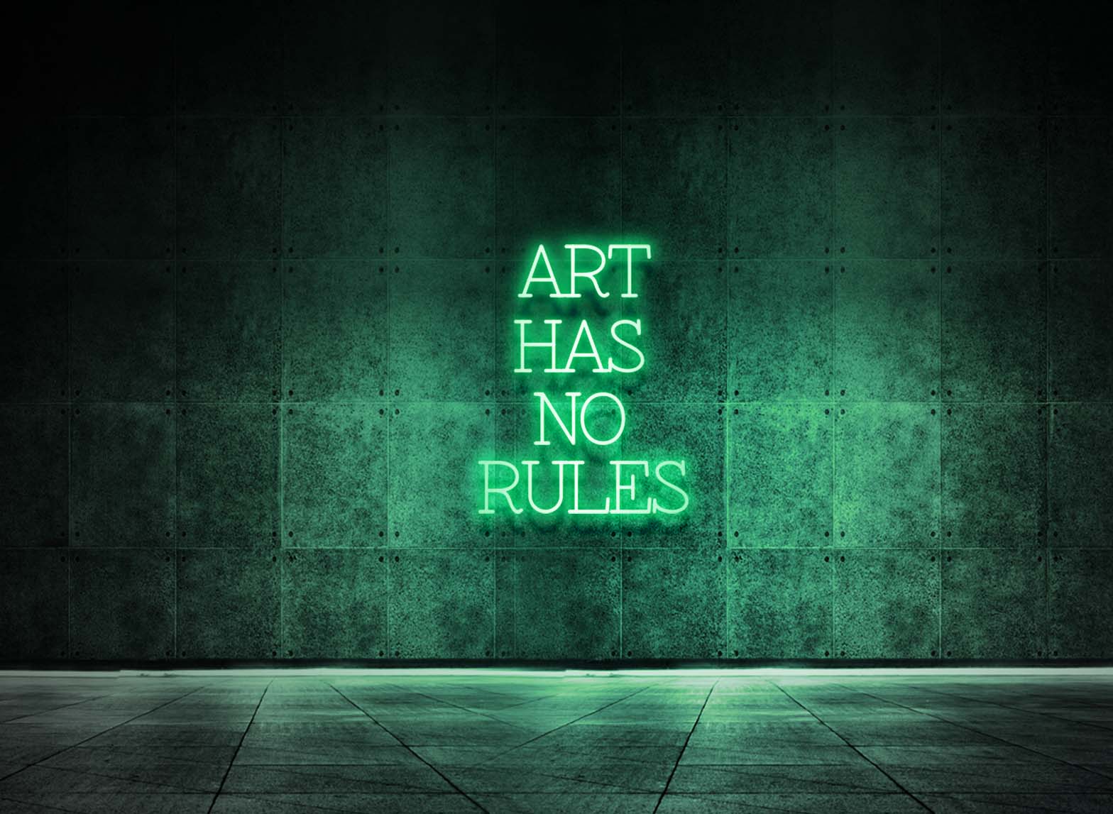 ART HAS NO RULES