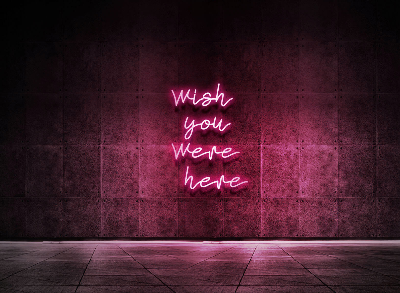 WISH YOU WERE HERE
