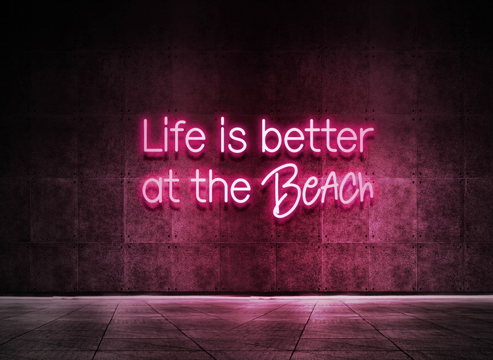 LIFE IS BETTER AT THE BEACH