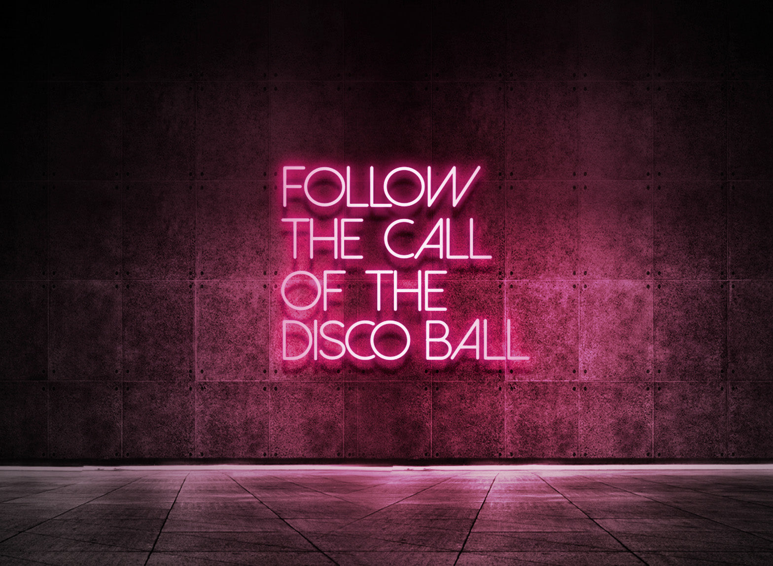 FOLLOW THE CALL OF THE DISCO BALL