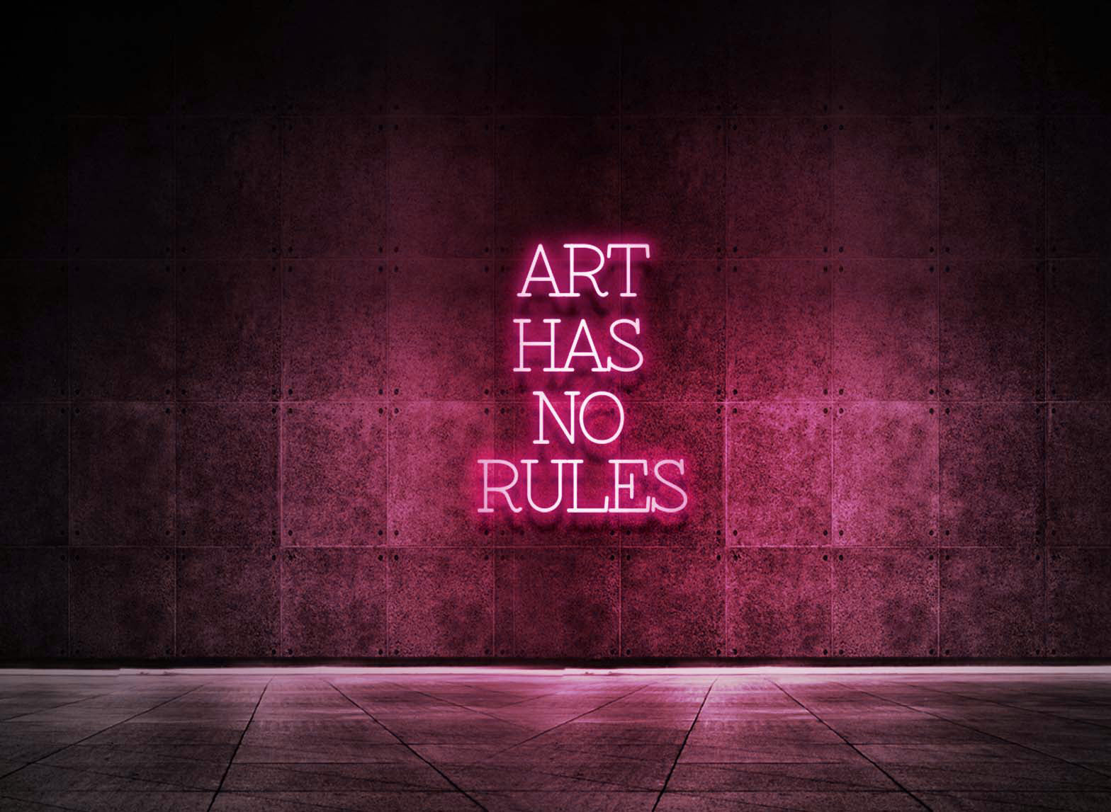 ART HAS NO RULES