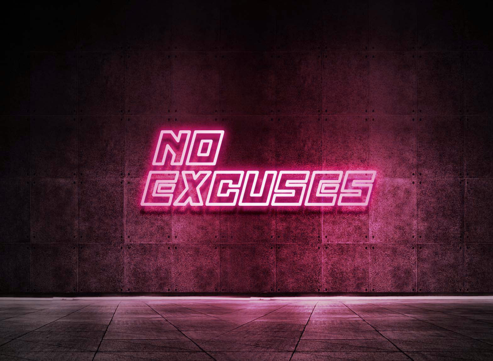 NO EXCUSES