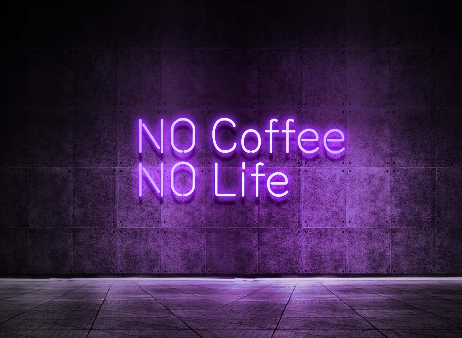 NO COFFEE NO LIFE