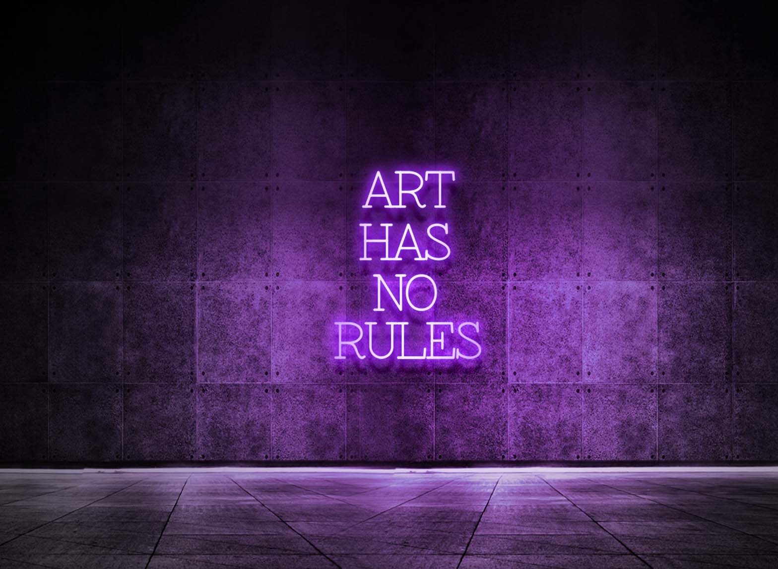 ART HAS NO RULES