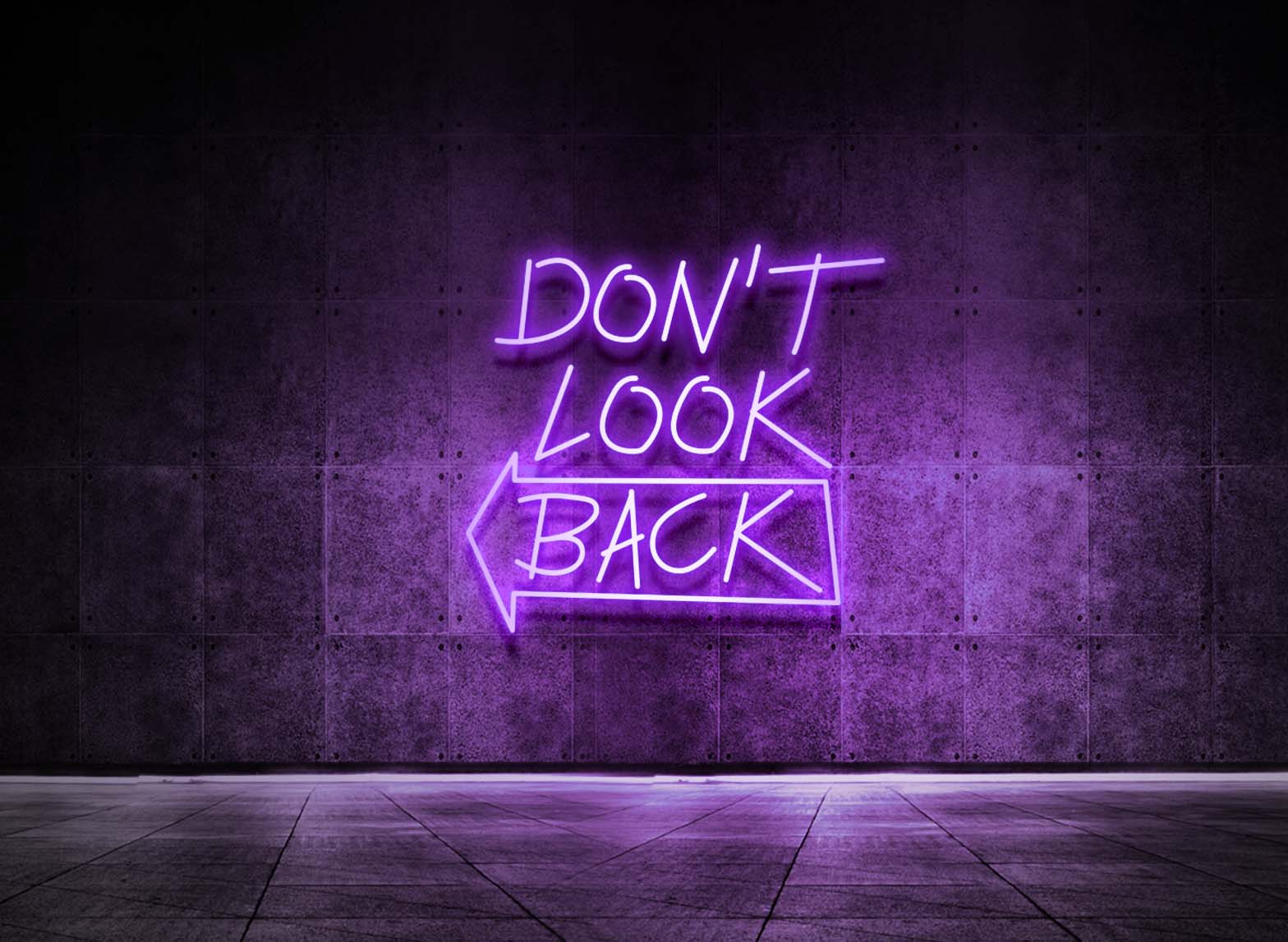 DON'T LOOK BACK