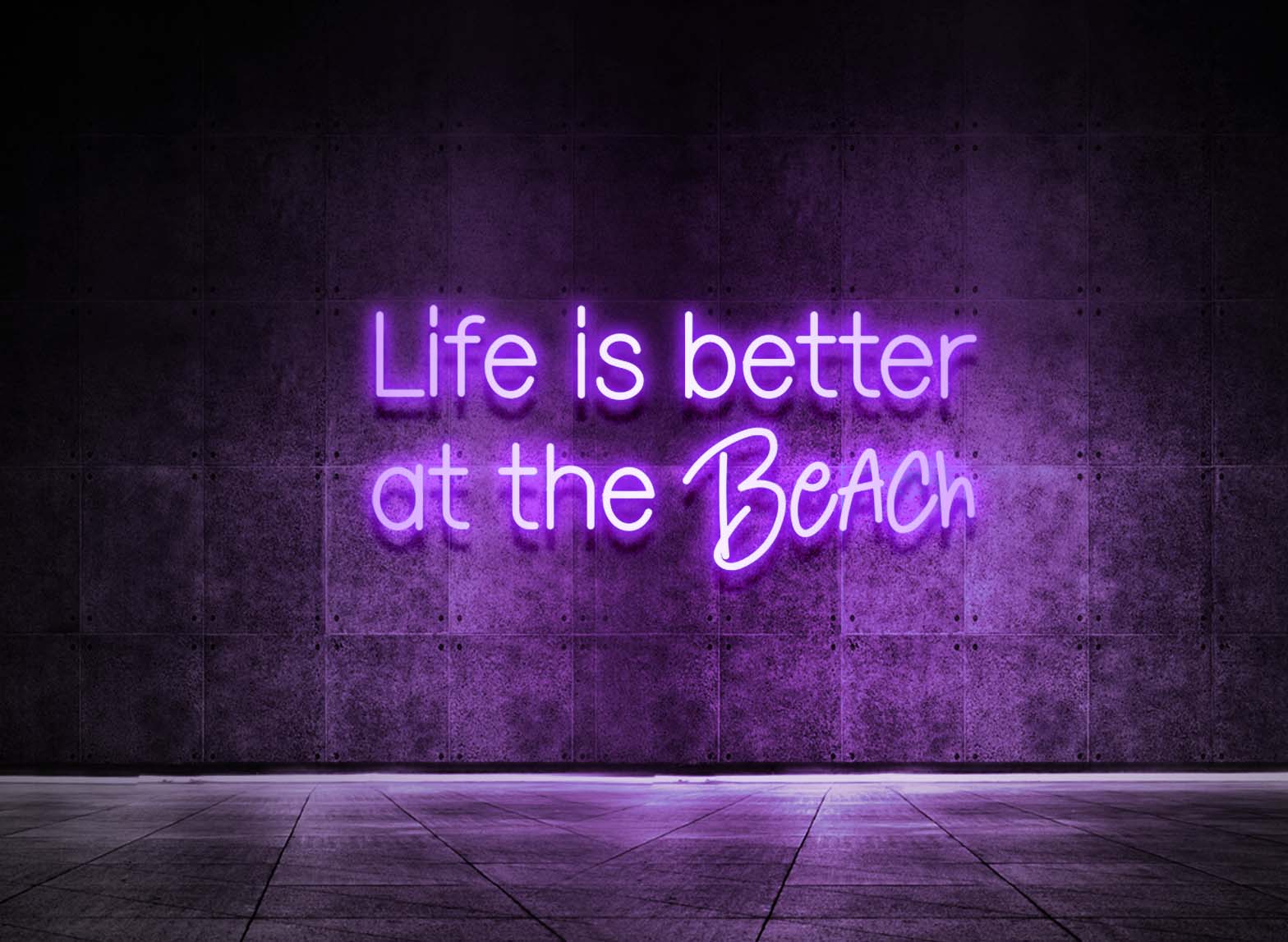 LIFE IS BETTER AT THE BEACH