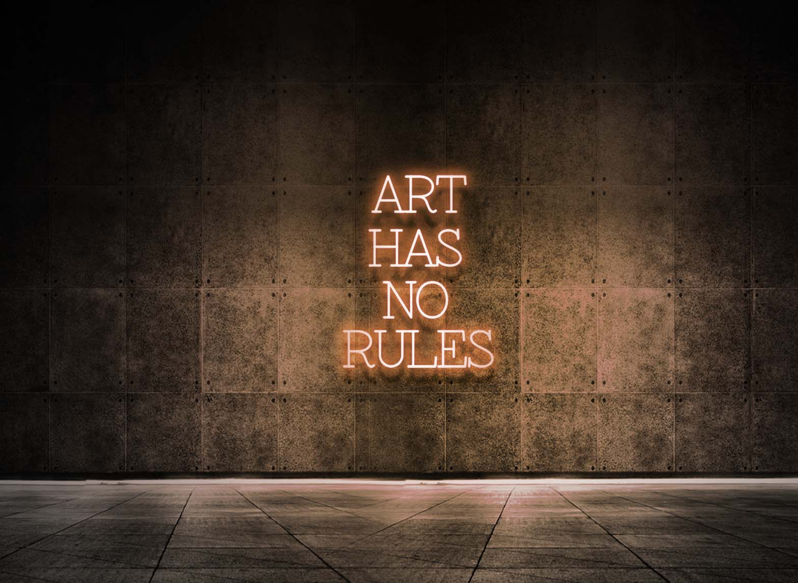 ART HAS NO RULES