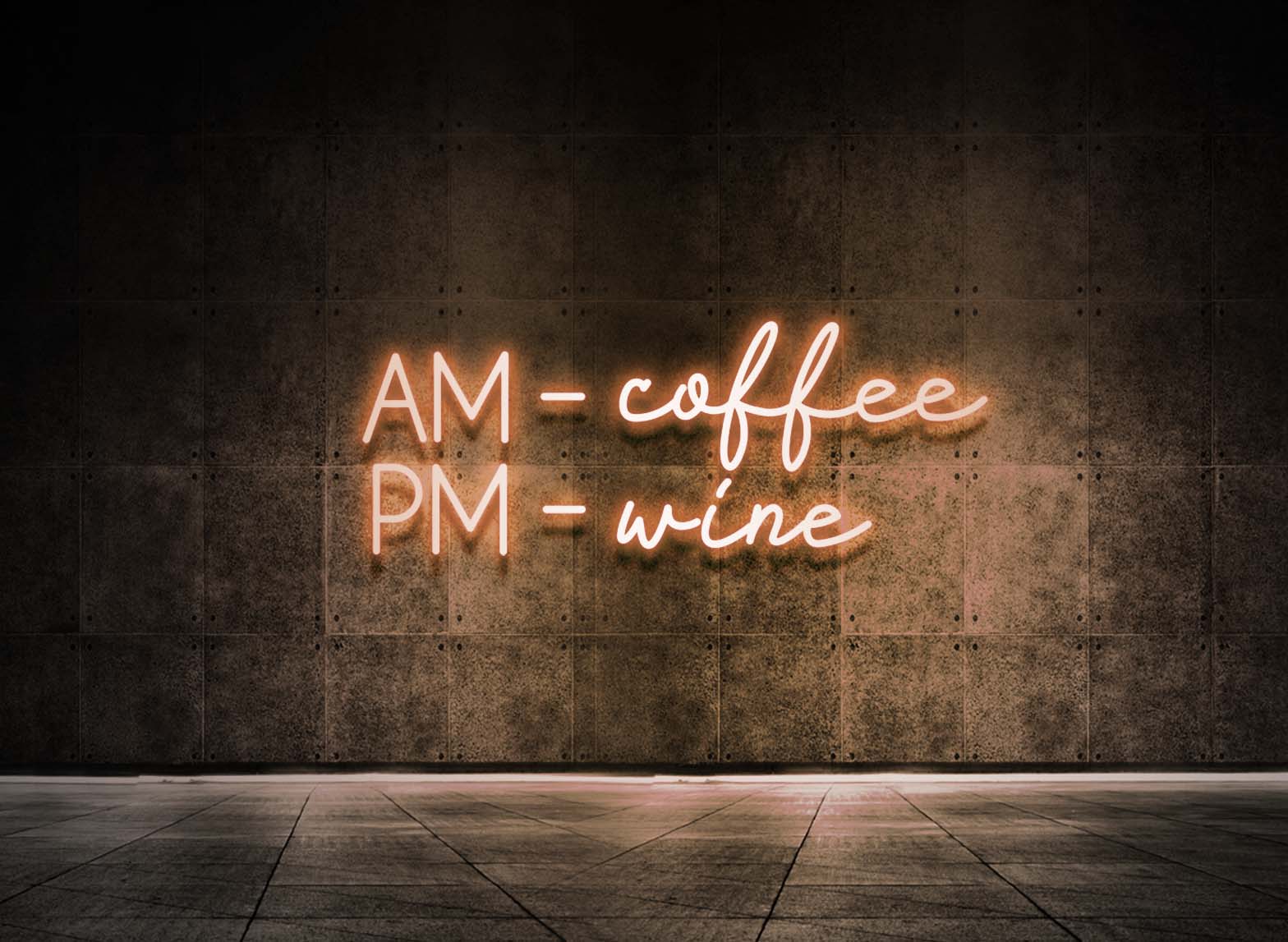 AM Coffee - PM Wine