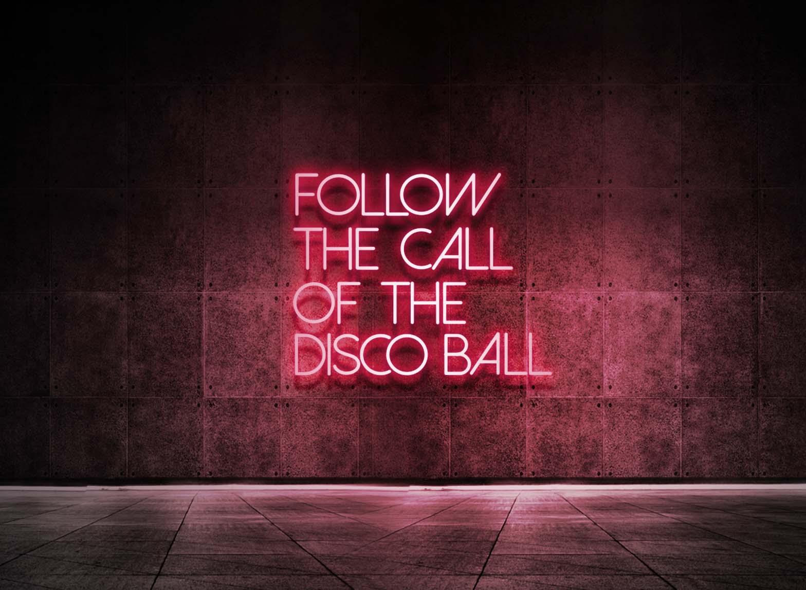 FOLLOW THE CALL OF THE DISCO BALL