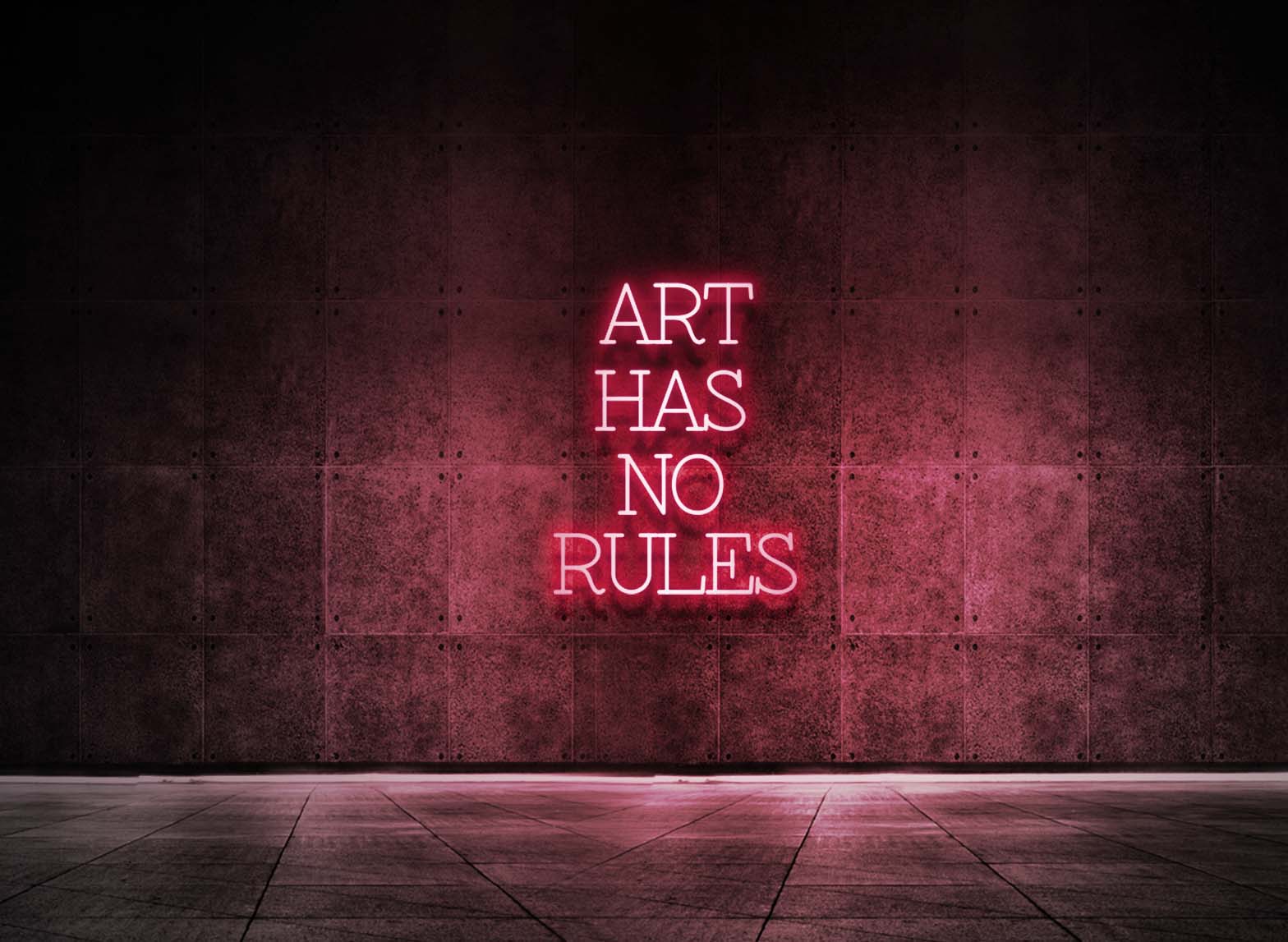 ART HAS NO RULES