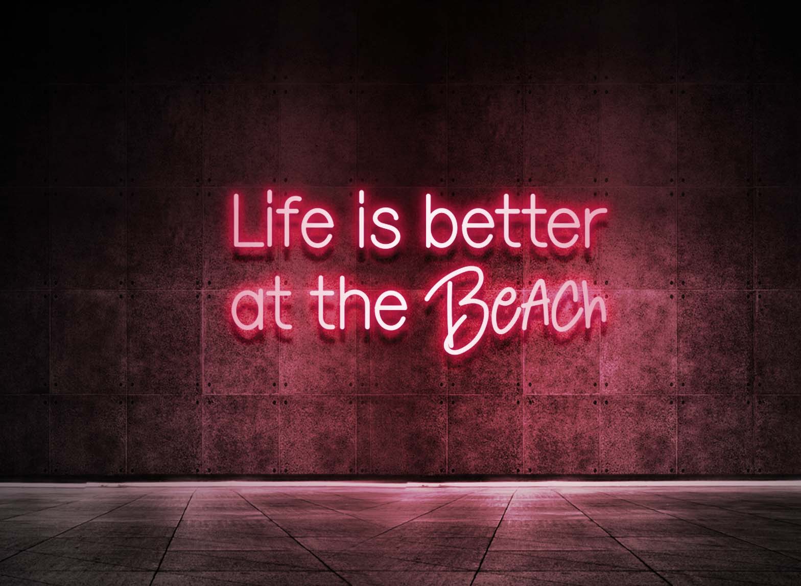 LIFE IS BETTER AT THE BEACH