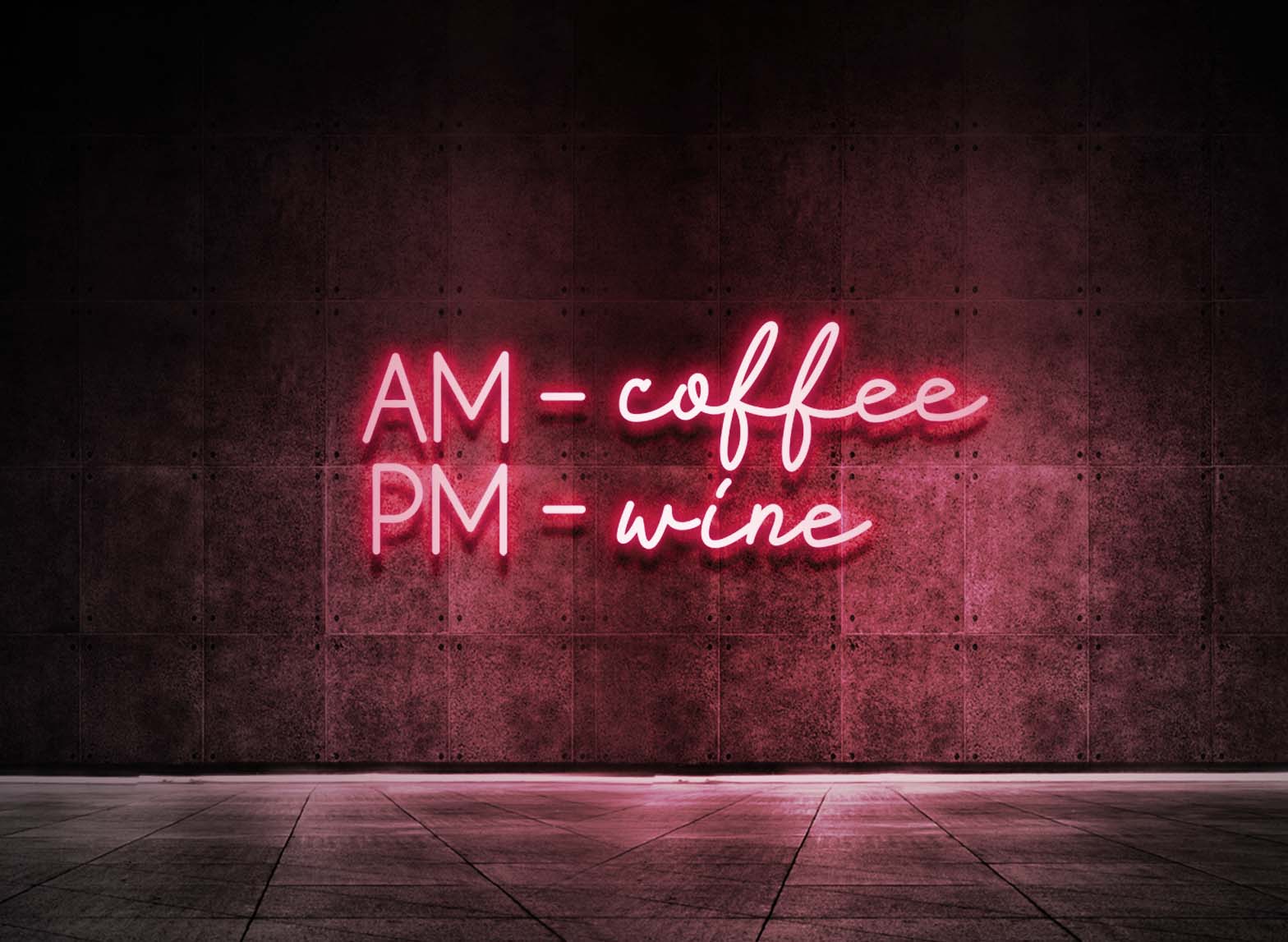 AM Coffee - PM Wine