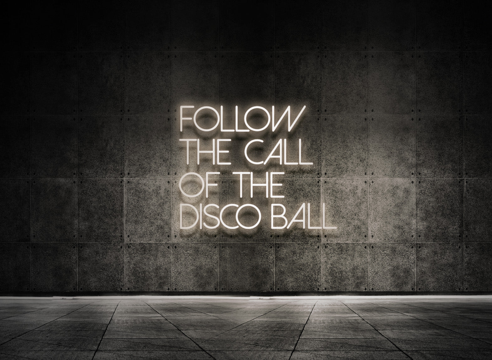 FOLLOW THE CALL OF THE DISCO BALL