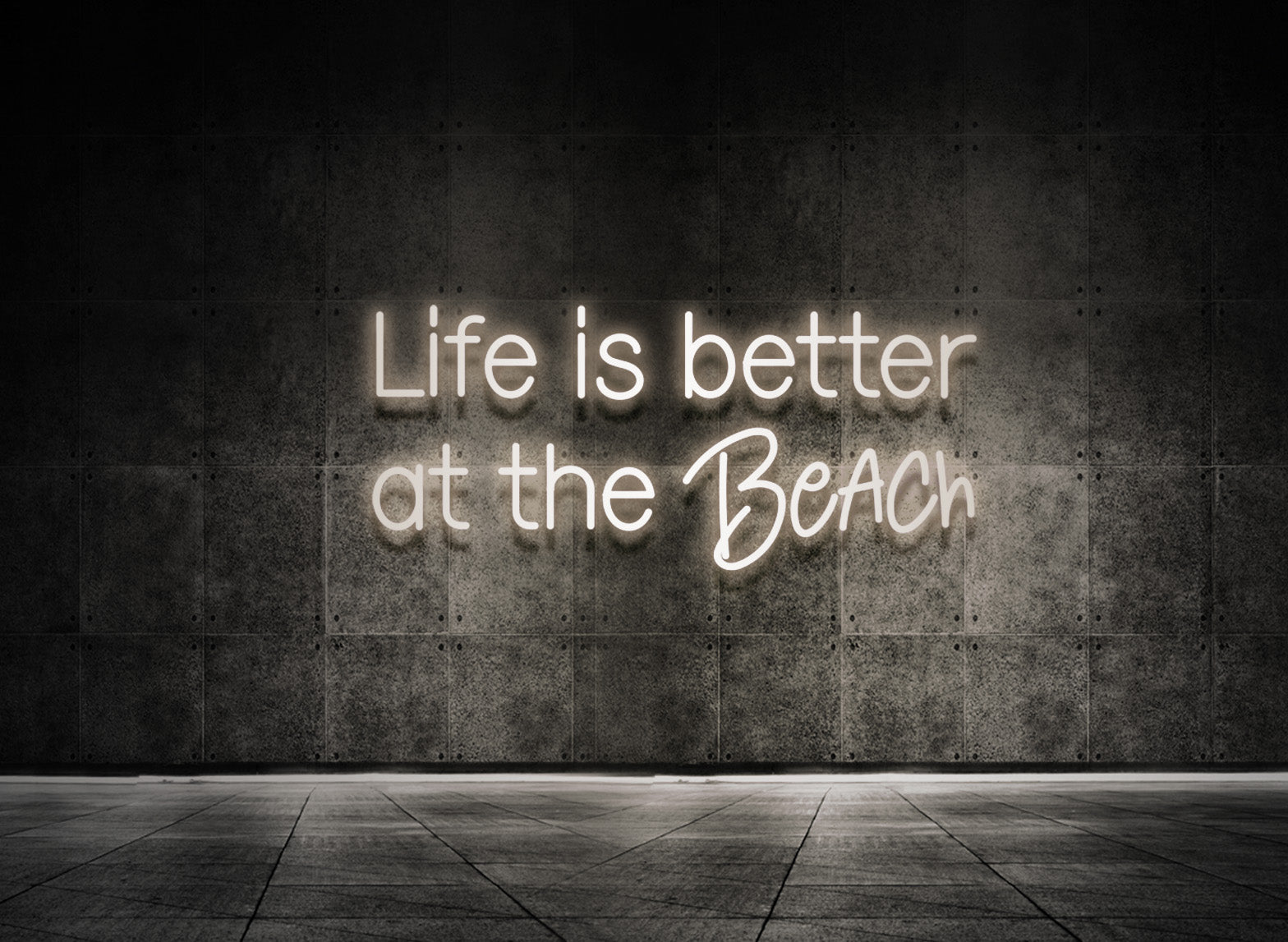LIFE IS BETTER AT THE BEACH