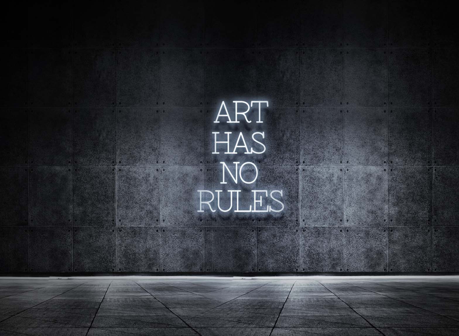 ART HAS NO RULES