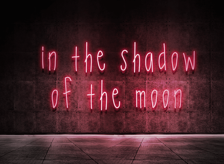 In the shadow of the moon