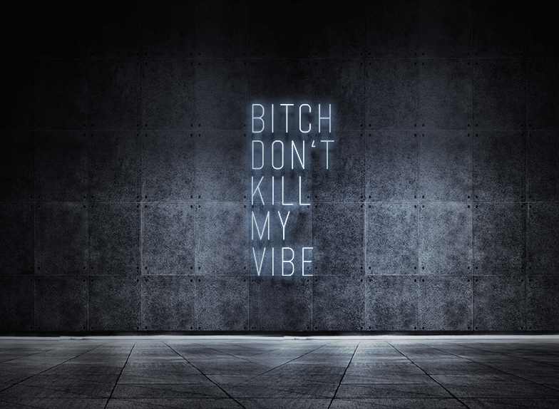 Bitch don't kill my vibe
